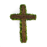 Boxwood Cross Preserved - 24 Inch
