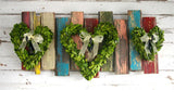 Preserved Boxwood Heart Wreath Set - Bella Marie - 4