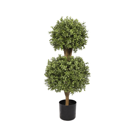 Boxwood Double Ball Topiary UV EverLux 36"