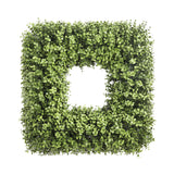 Outdoor UV Boxwood Square Wreath - 20 Inch