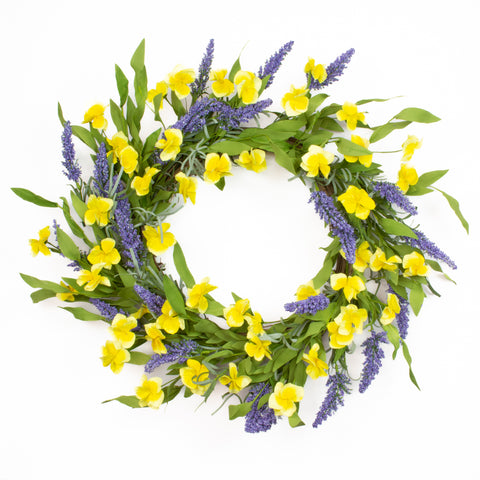 Corona de lavanda silvestre