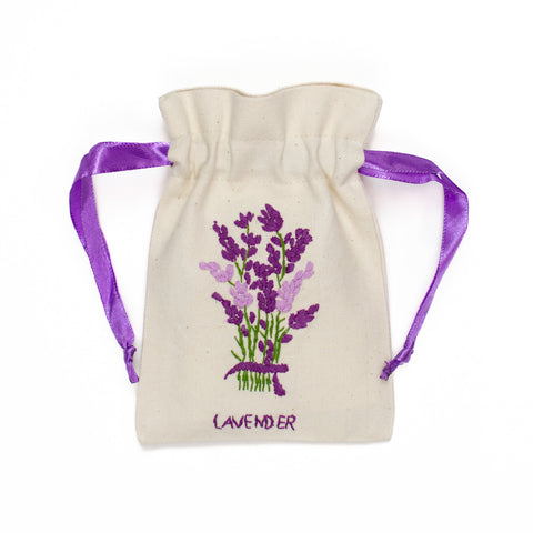 Lavender Sachet Bag - Ecru - Set of 12