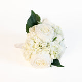 White Rose & Hydrangea Classic Bouquet