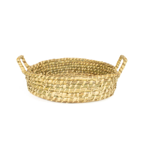 Seagrass Round Basket with Handles - Large