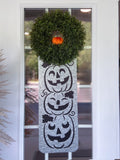 Galvanized Metal Pumpkin Sign