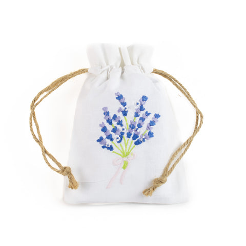 Lavender Sachet Bag - Drawstring - Set of 12