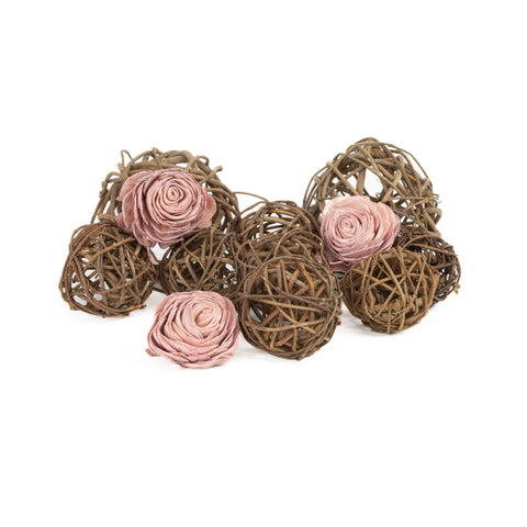 Deco Vine Balls - 12 Pieces