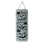 Galvanized Pumpkin Sign - 12 X 31"