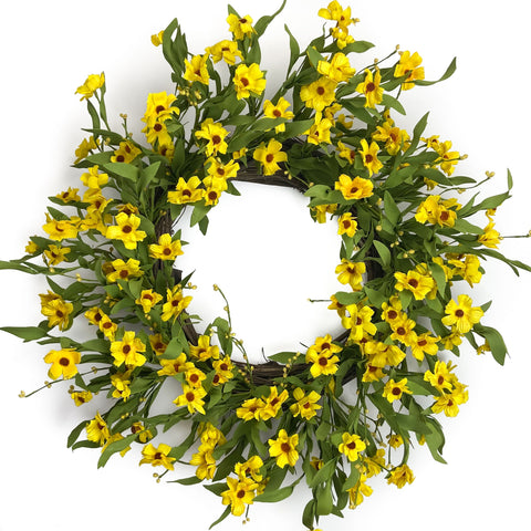 Yellow Black-Eyed Susan Wreath