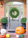 Faux Boxwood Wreath - 32 Inches