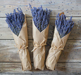 French Lavender In Kraft Paper Set of three