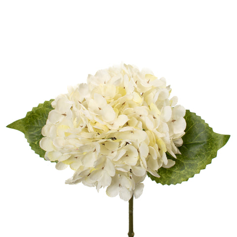 Faux Hydrangea Pick - Cream - Set of 6 Stems