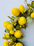 Lemon Wreath - 18 Inches - 279AG0804 - close up