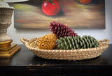 Seagrass Oval Tray With Handles