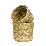 Seagrass Round Tall Basket - Set Of 2