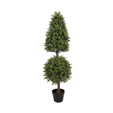 UV Boxwood Mixed Cone And Ball 48 Inch Topiary