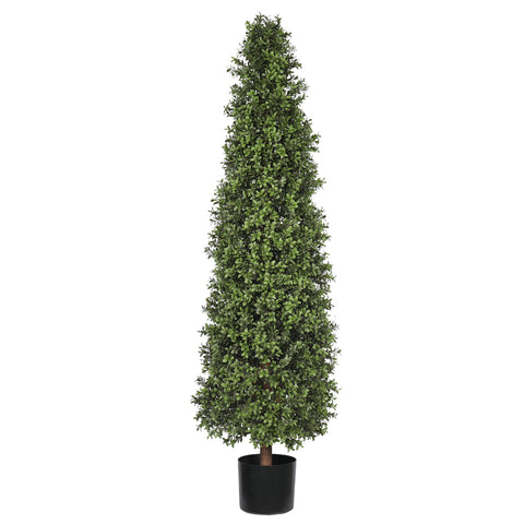 UV Boxwood Cone 59" Topiary
