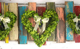 Preserved Boxwood Heart Wreath Set - Bella Marie - 5